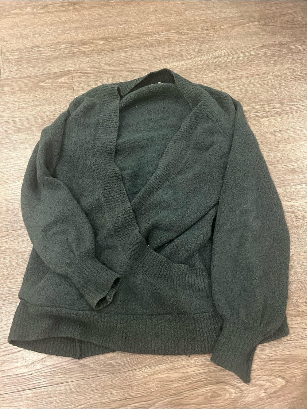 LOFT Dark Green V-Neck Women’s Sweater